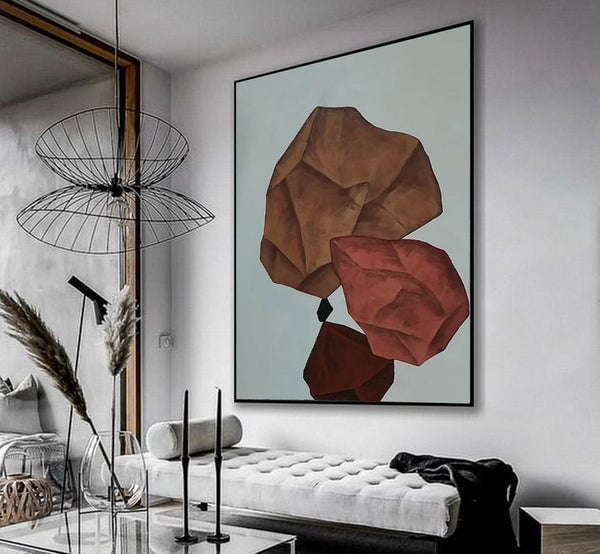 Stones Abstract Wall Art
