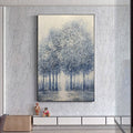 Gray Tree Abstract Wall Art