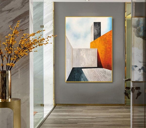 Construction Abstract Wall Art
