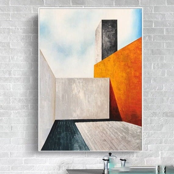 Construction Abstract Wall Art