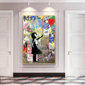 Balloon Girl Wall Art