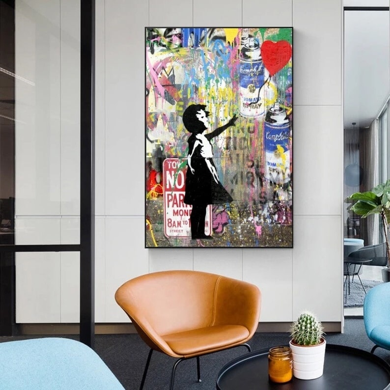 Balloon Girl Wall Art