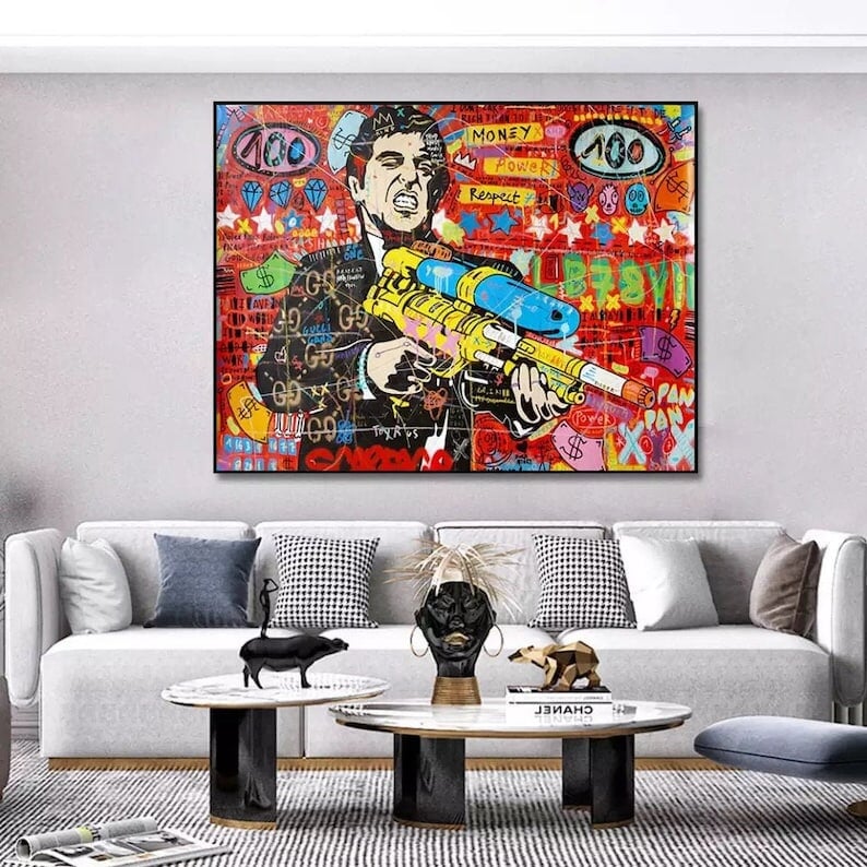 The Godfather Graffiti Painting