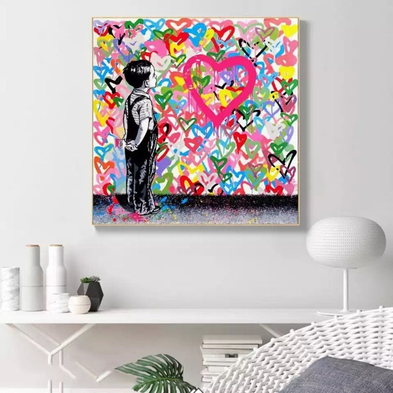 Boy with Hearts
