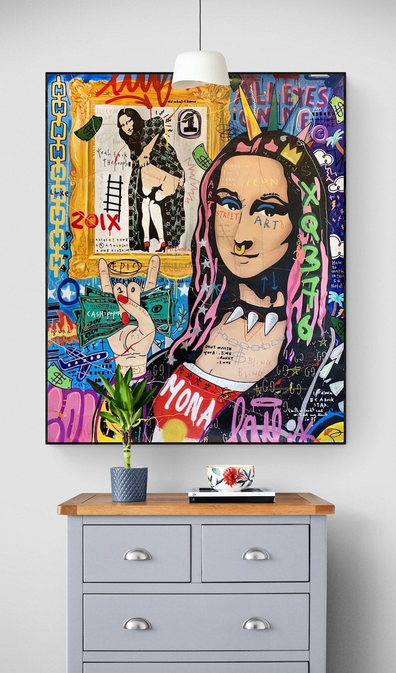 Mona Lisa Pop Art