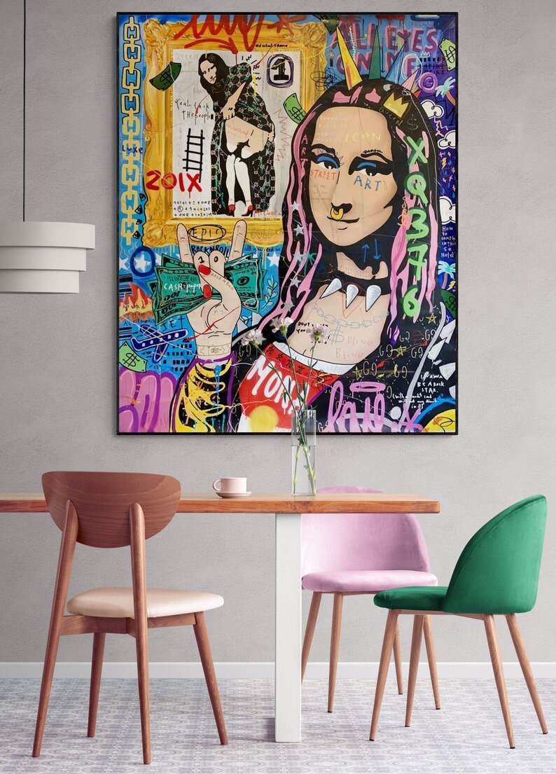 Mona Lisa Pop Art