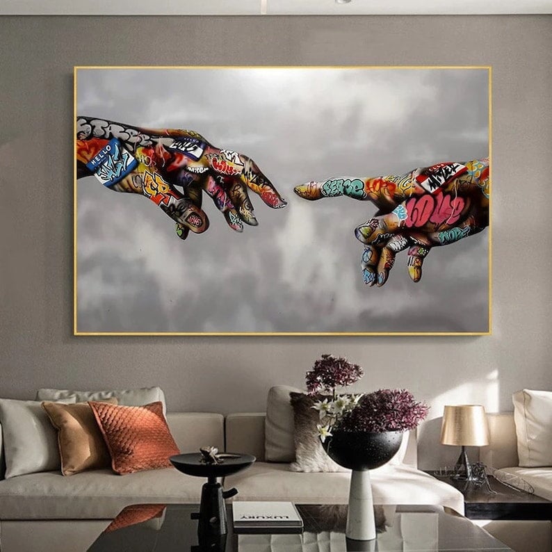 Graffiti Wall Art "Touch"