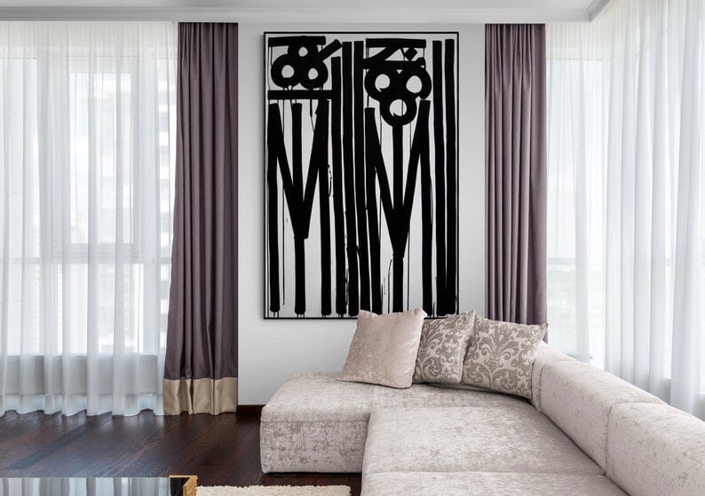 Abstract Calligraffiti