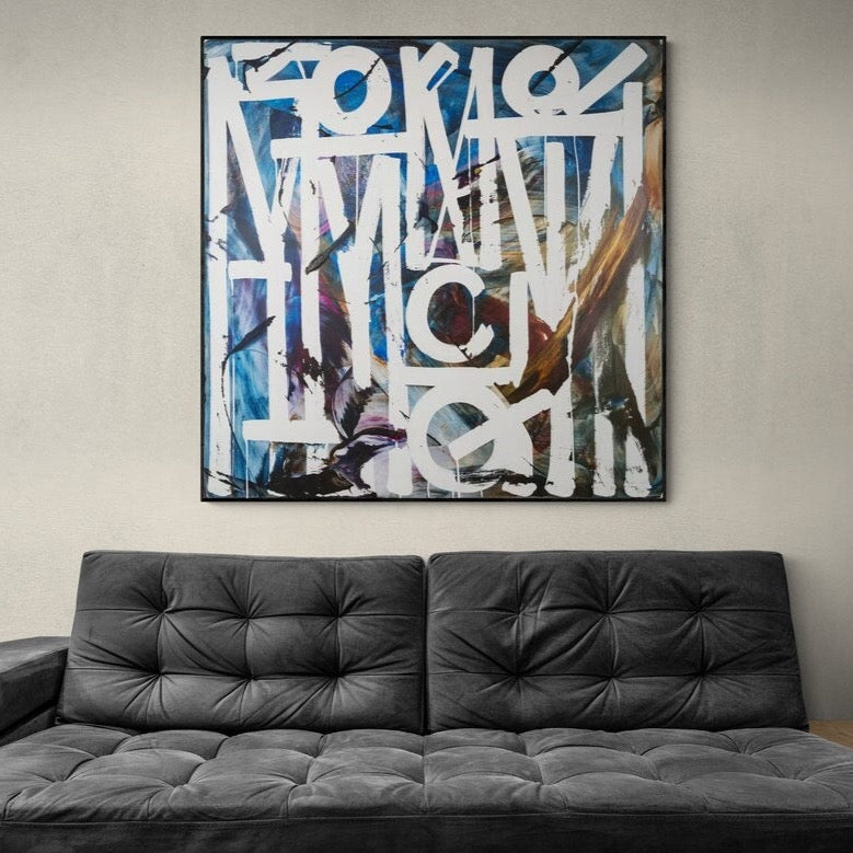 Abstract Calligraffiti
