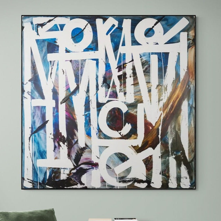 Abstract Calligraffiti