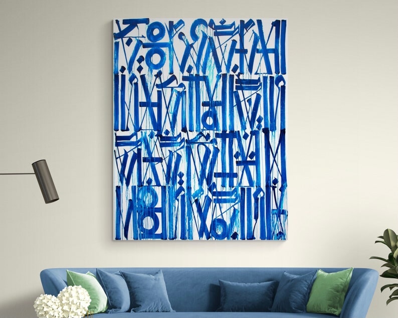 Abstract Calligraffiti Art