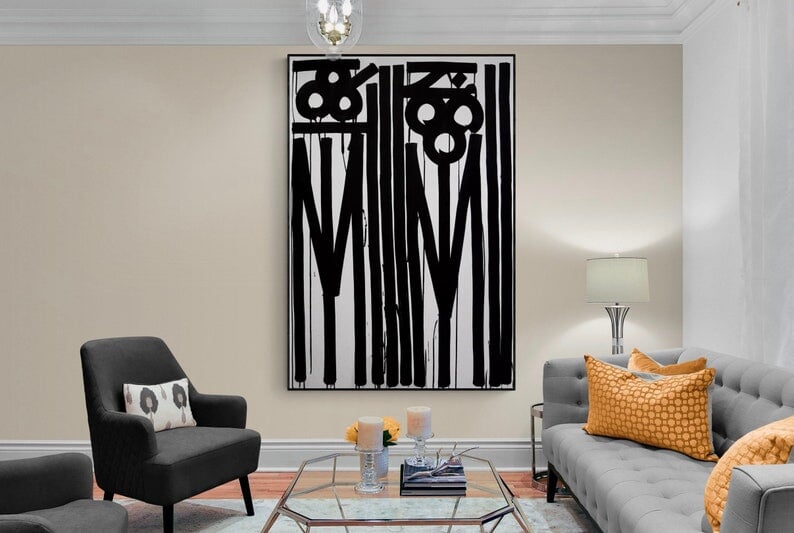 Abstract Calligraffiti
