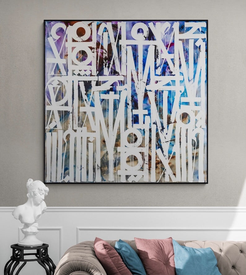 Abstract Calligraffiti
