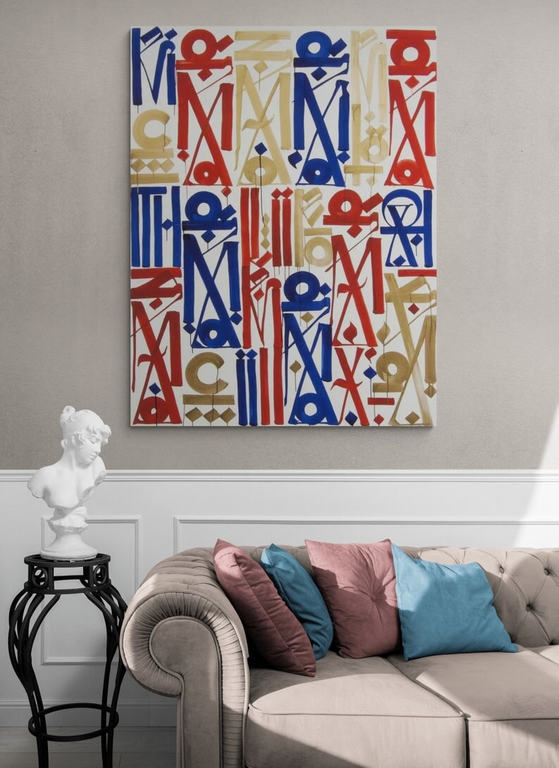 Abstract Calligraffiti