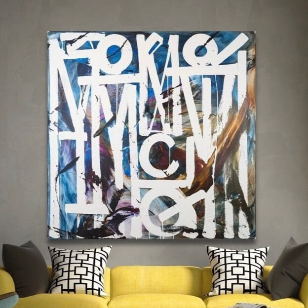 Abstract Calligraffiti