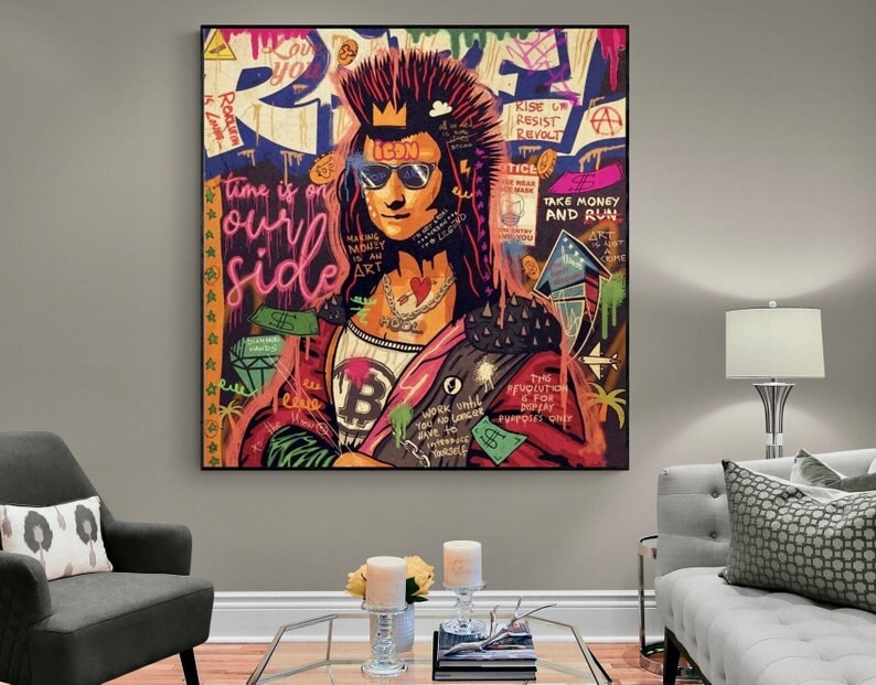 Crypto Mona Lisa Painting