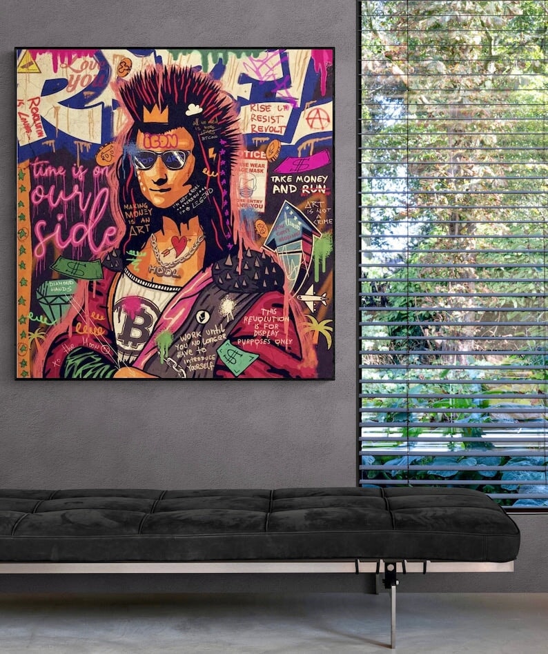 Crypto Mona Lisa Painting