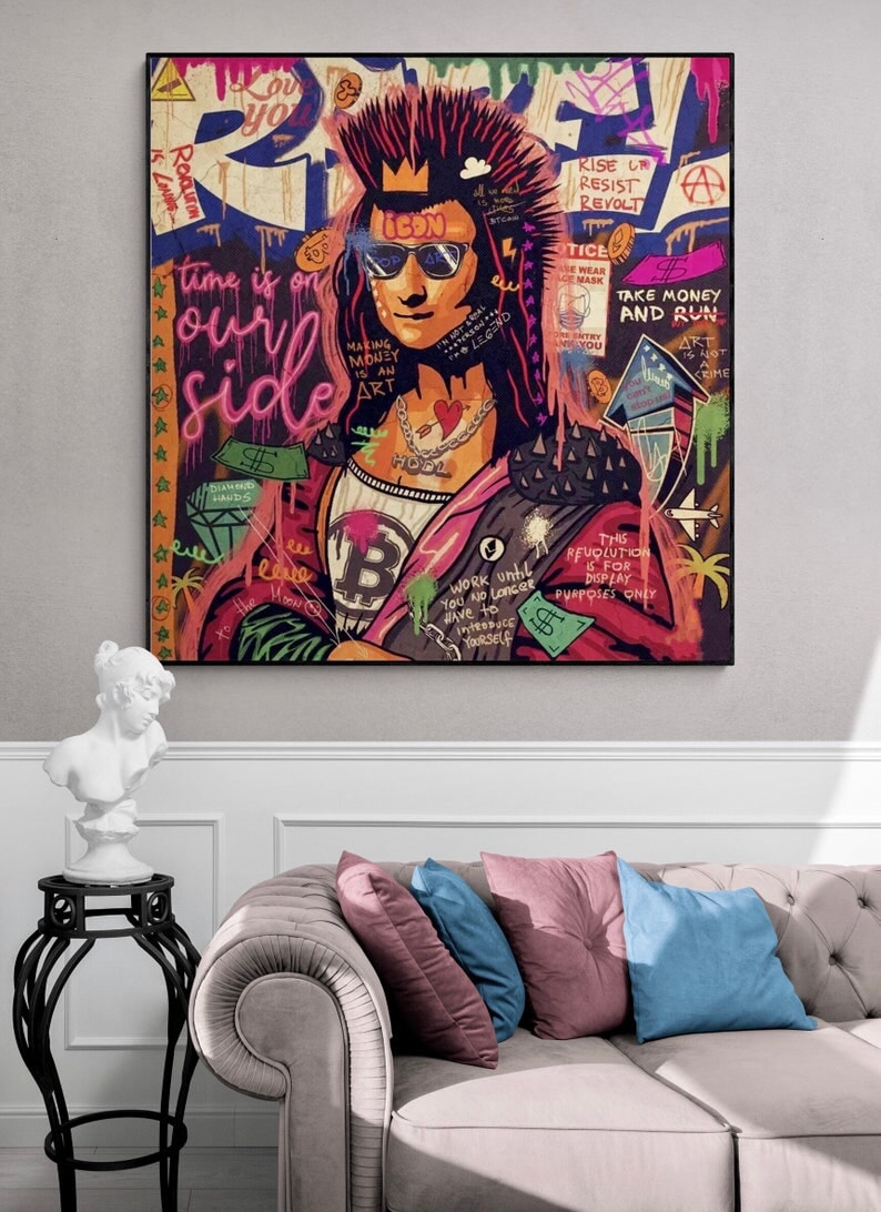 Crypto Mona Lisa Painting