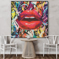 Lips Graffiti
