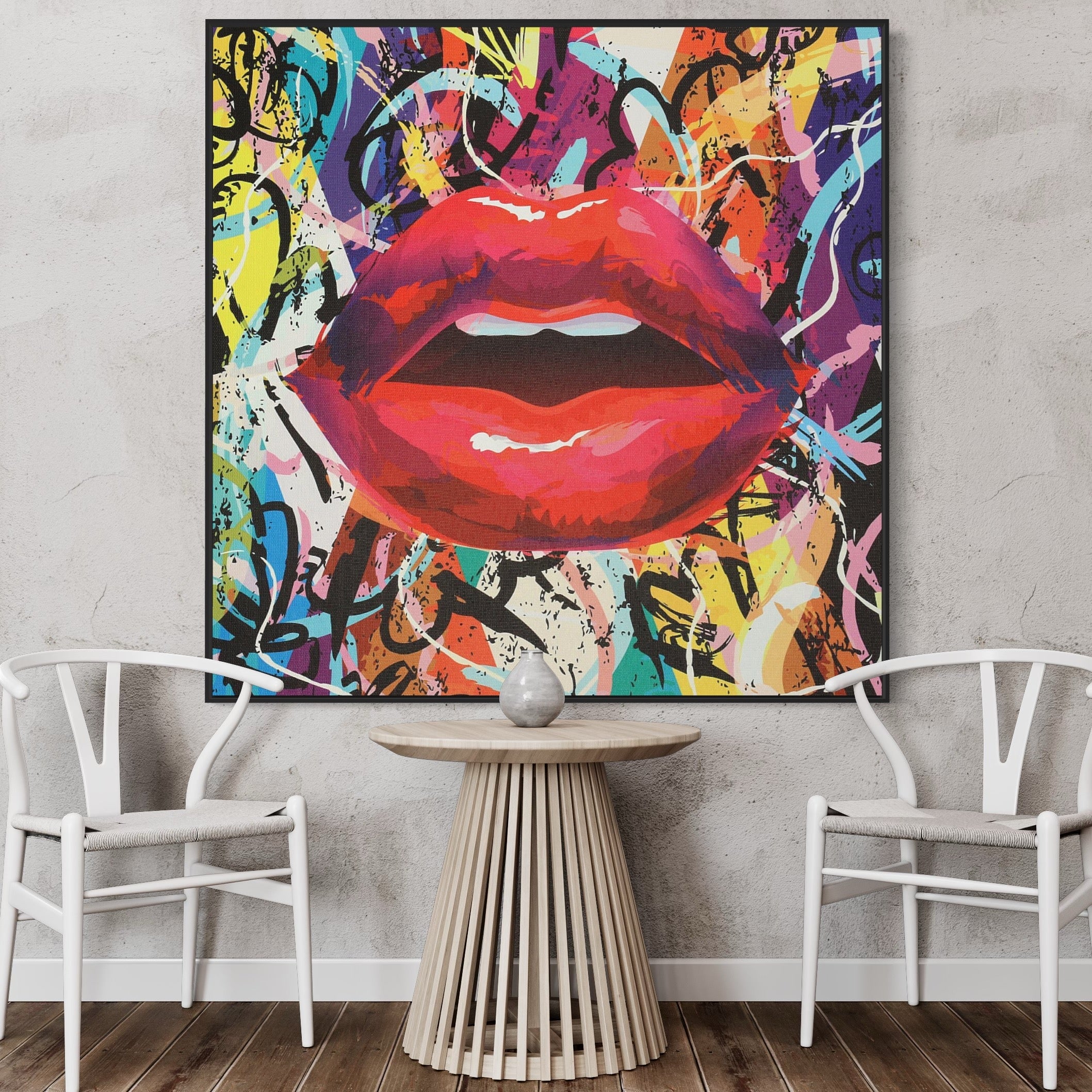 Lips Graffiti