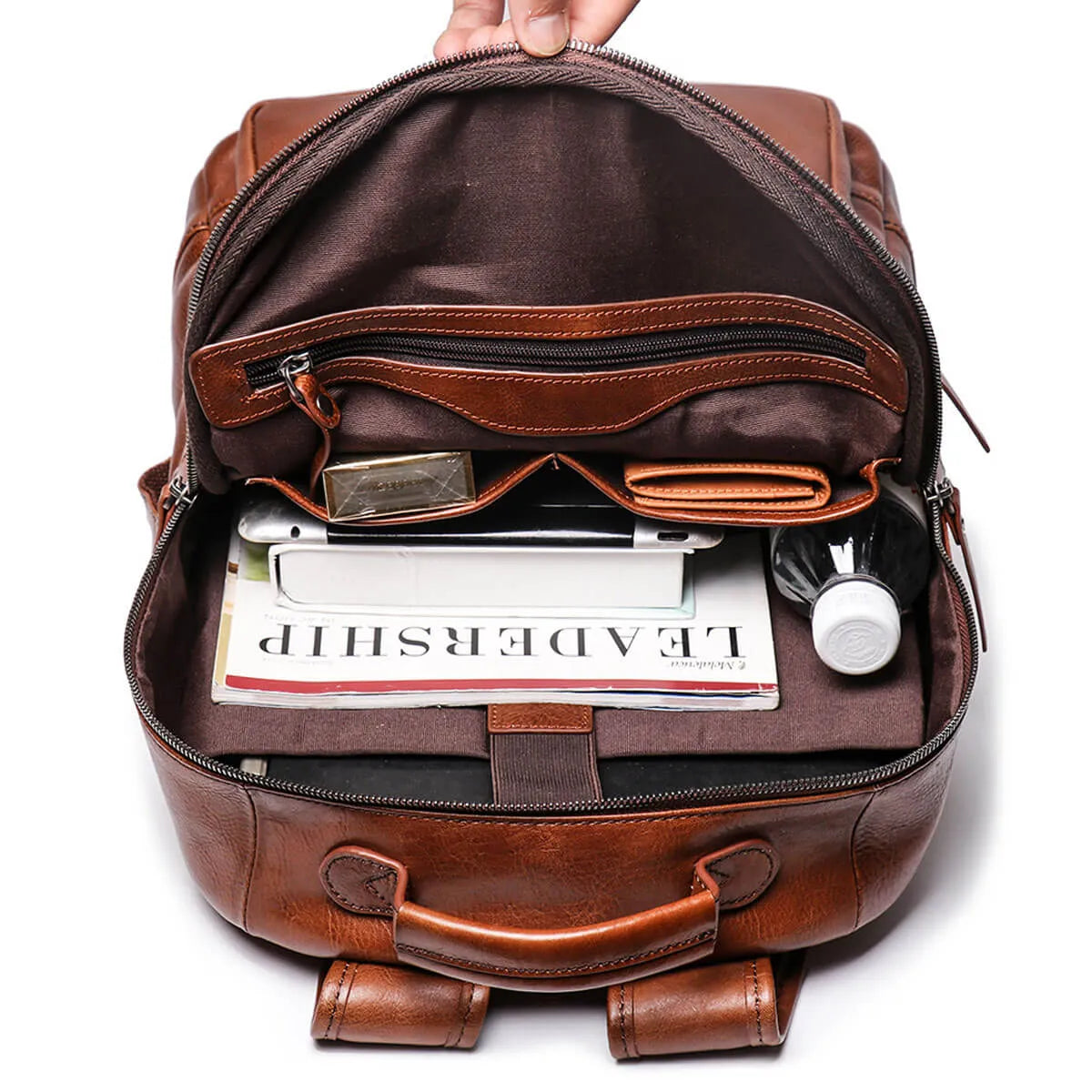 Luxury Genuine Leather High-Quality Prestige Backpack