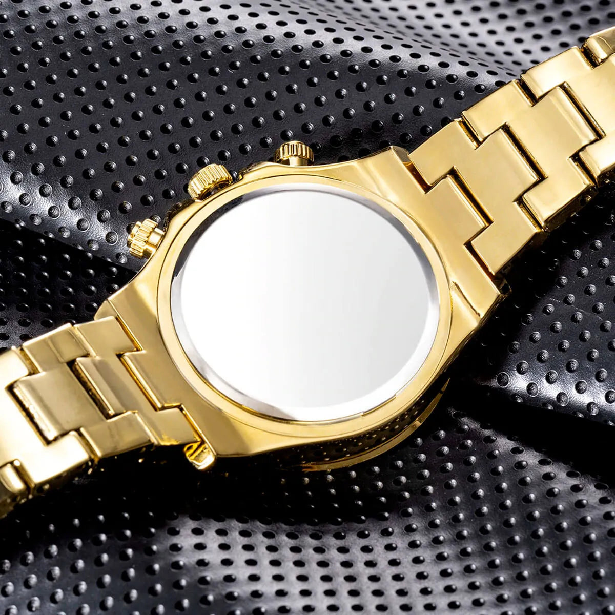 Luxury Iced Out Diamond Stainless Steel Watch