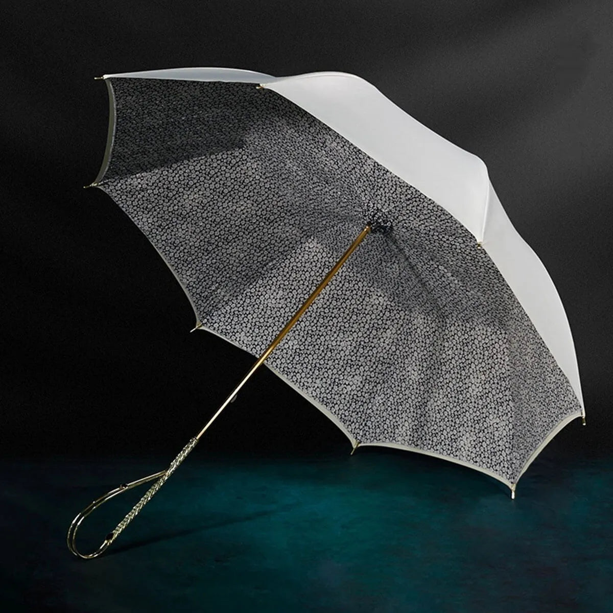 Luxury Ladies Umbrella Double Swan Percussion Cloth