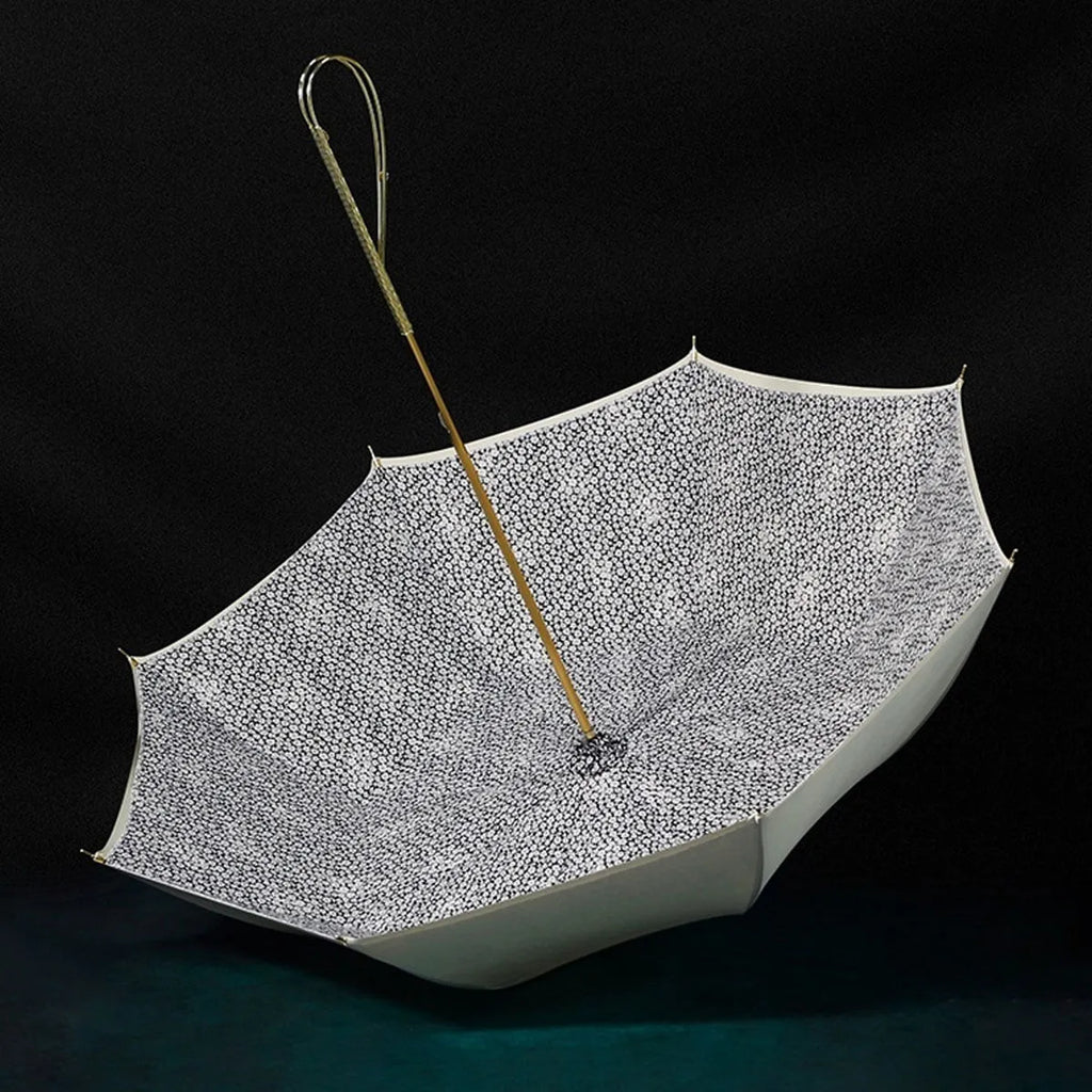 Luxury Ladies Umbrella Double Swan Percussion Cloth