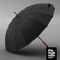 Luxury Large 16 Ribs Handle Business Gentleman Umbrella