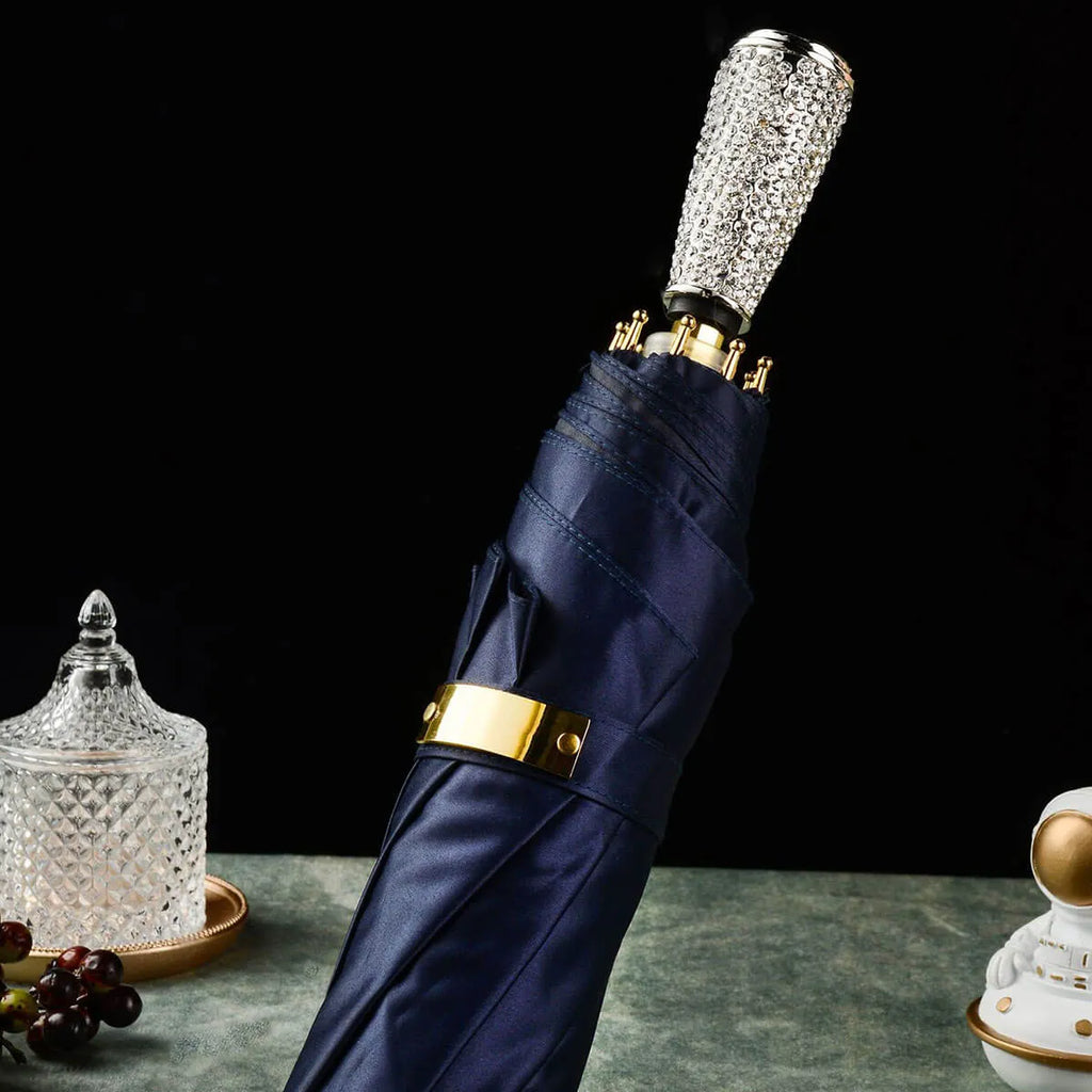Luxury Women's Folding Windproof UV Umbrella