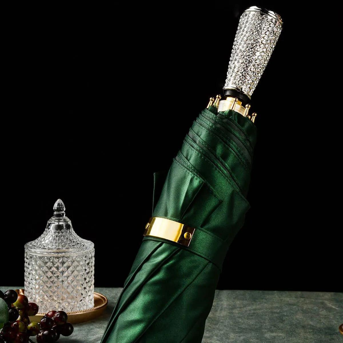 Luxury Women's Folding Windproof UV Umbrella