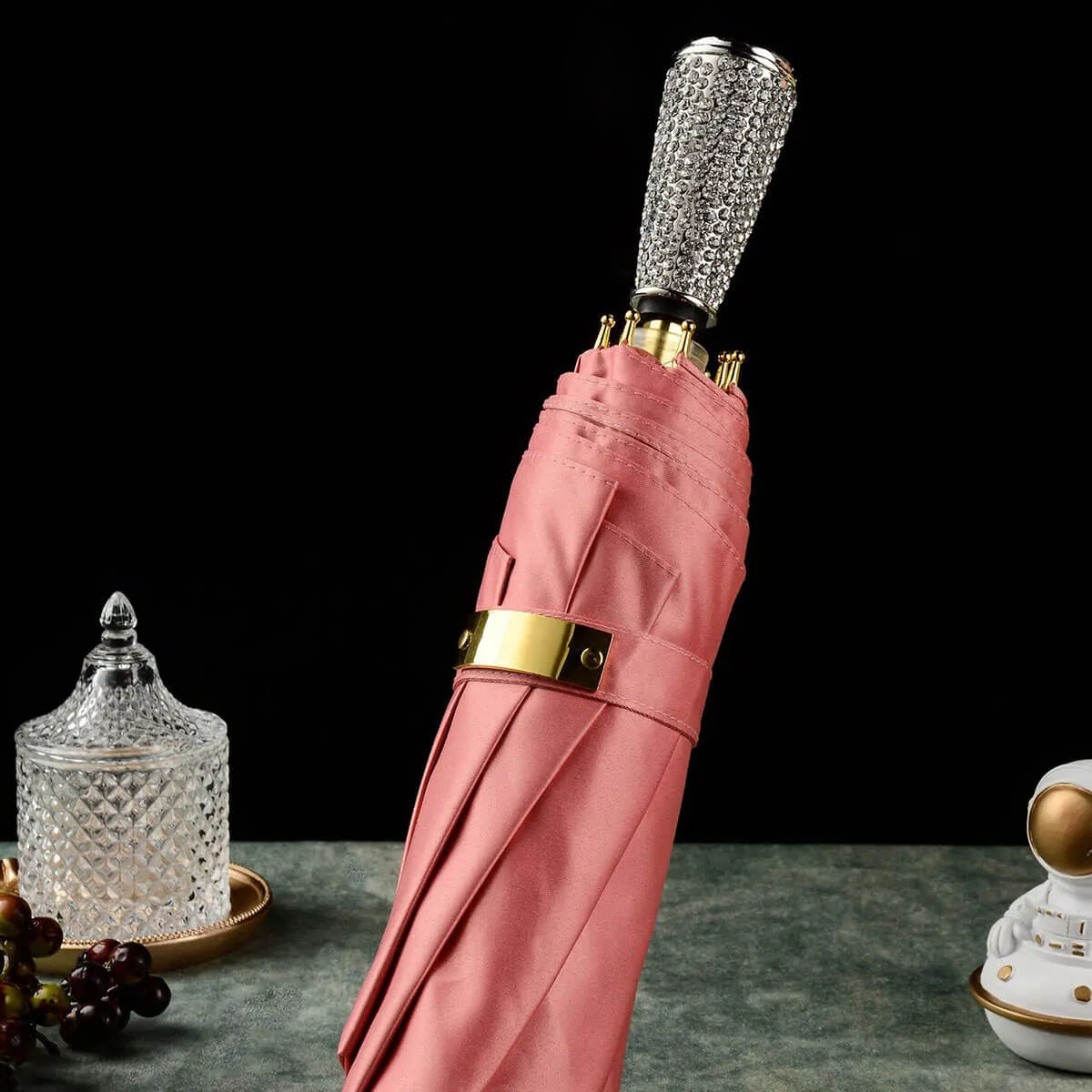 Luxury Women's Folding Windproof UV Umbrella