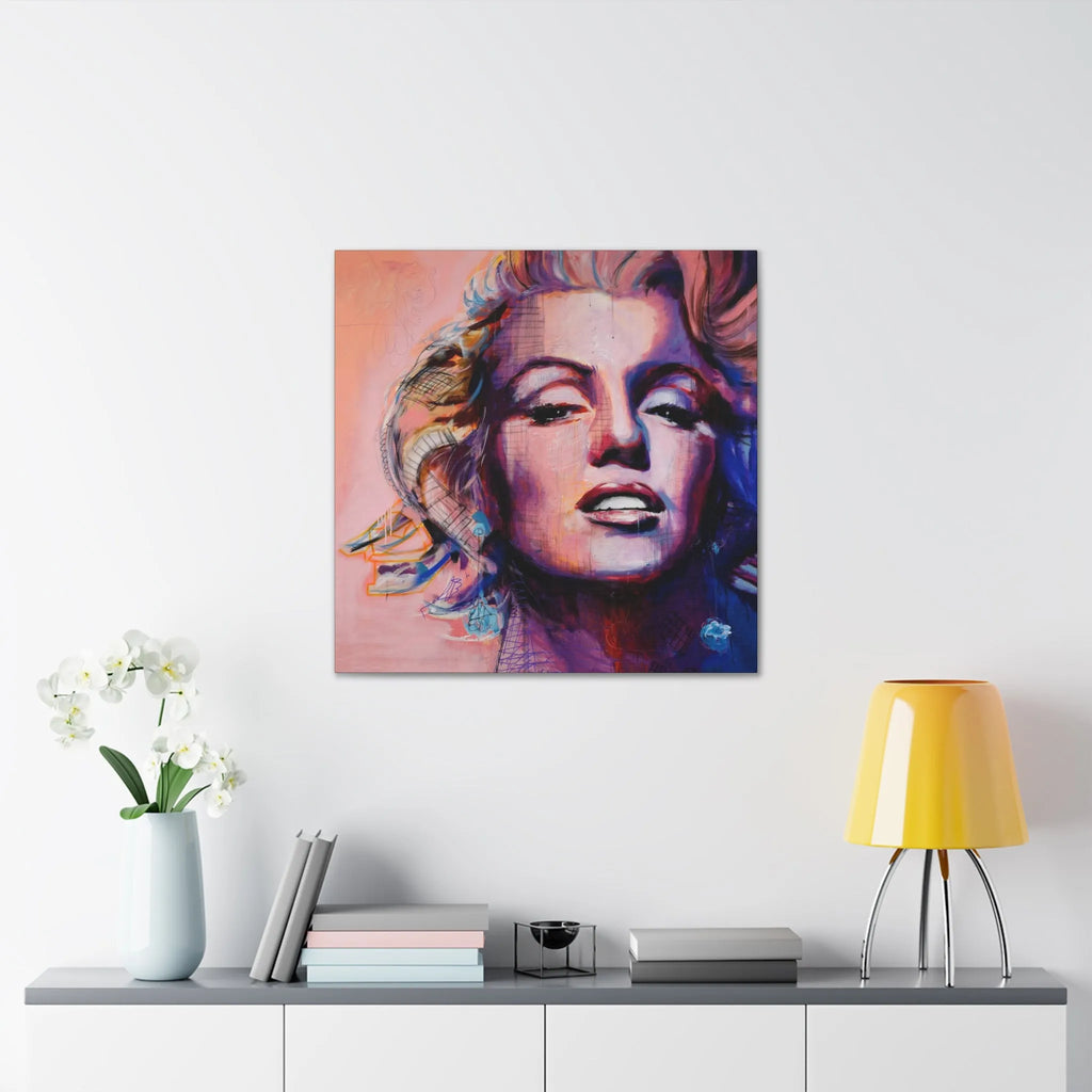 Marilyn Monroe Iconic Art Portrait Canvas Gallery Wraps