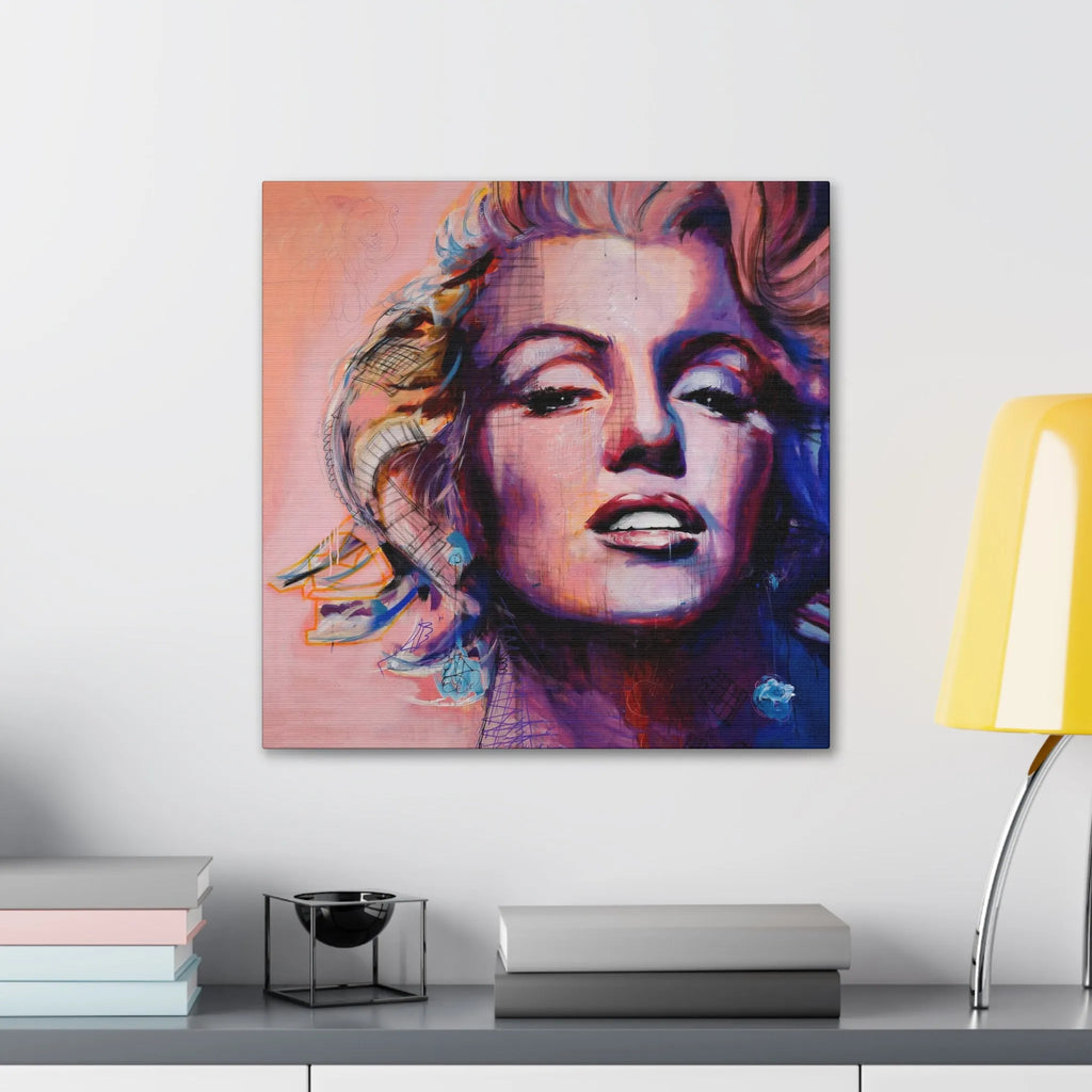 Marilyn Monroe Iconic Art Portrait Canvas Gallery Wraps