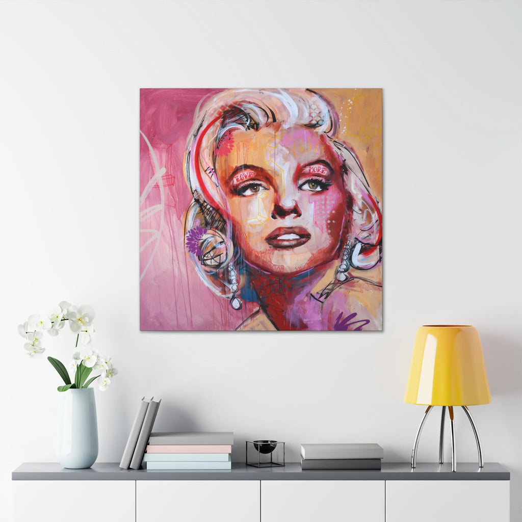 Marilyn Monroe Pop Art Surrealism Canvas Gallery Wraps