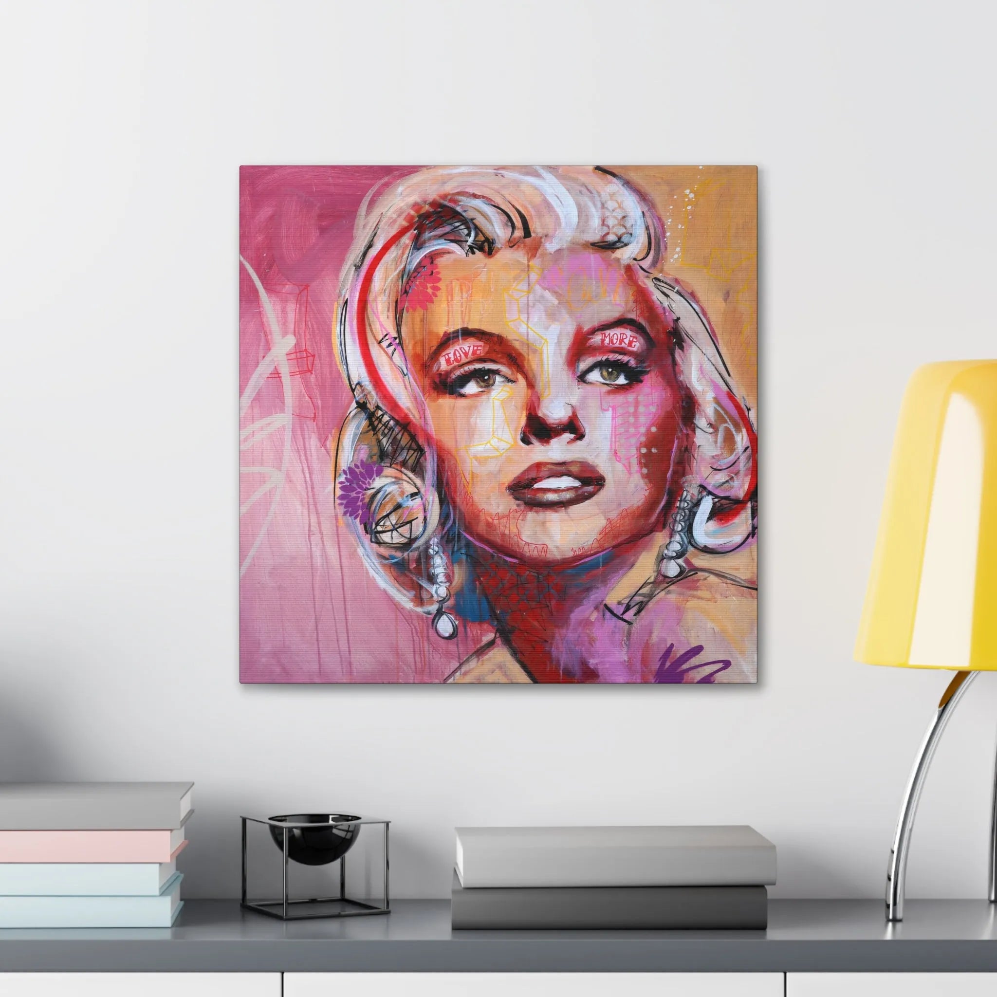 Marilyn Monroe Pop Art Surrealism Canvas Gallery Wraps