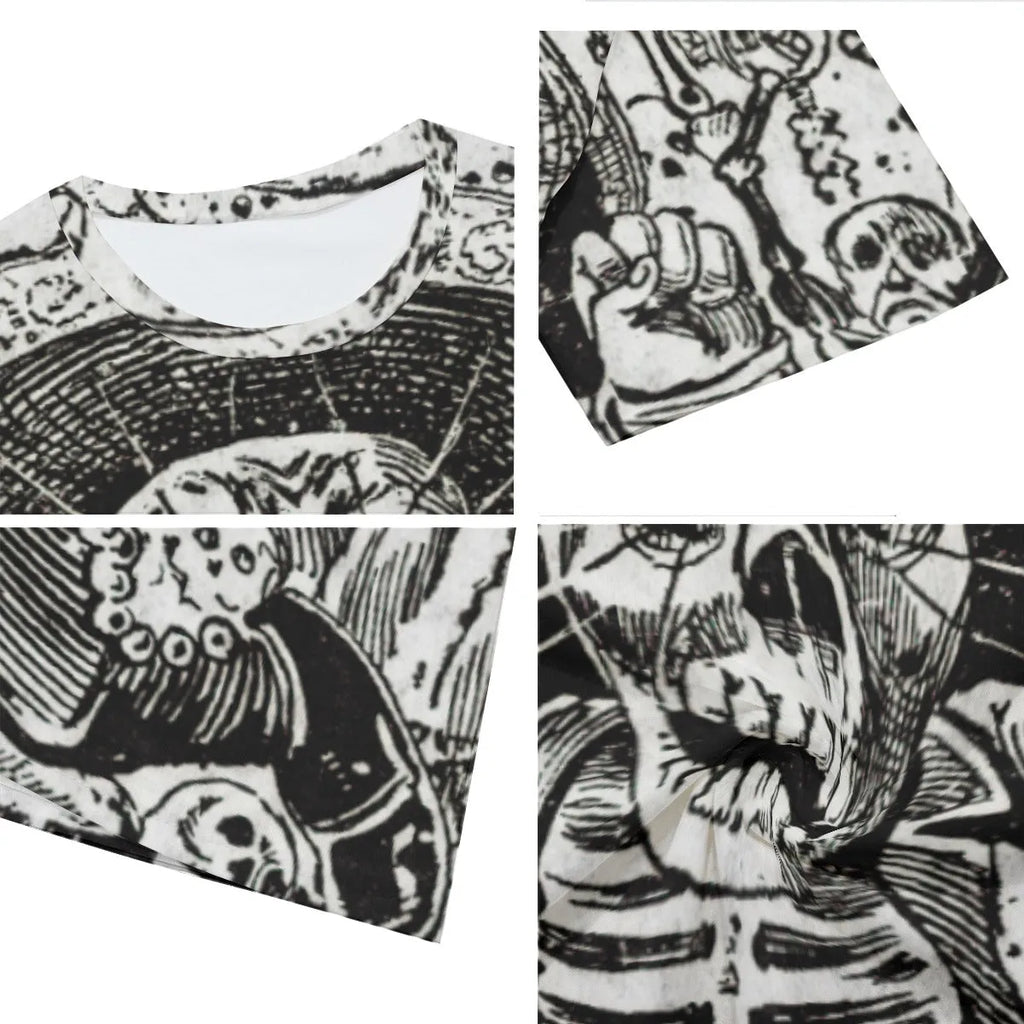 Mexican Skeleton Art Jose Guadalupe T-Shirt