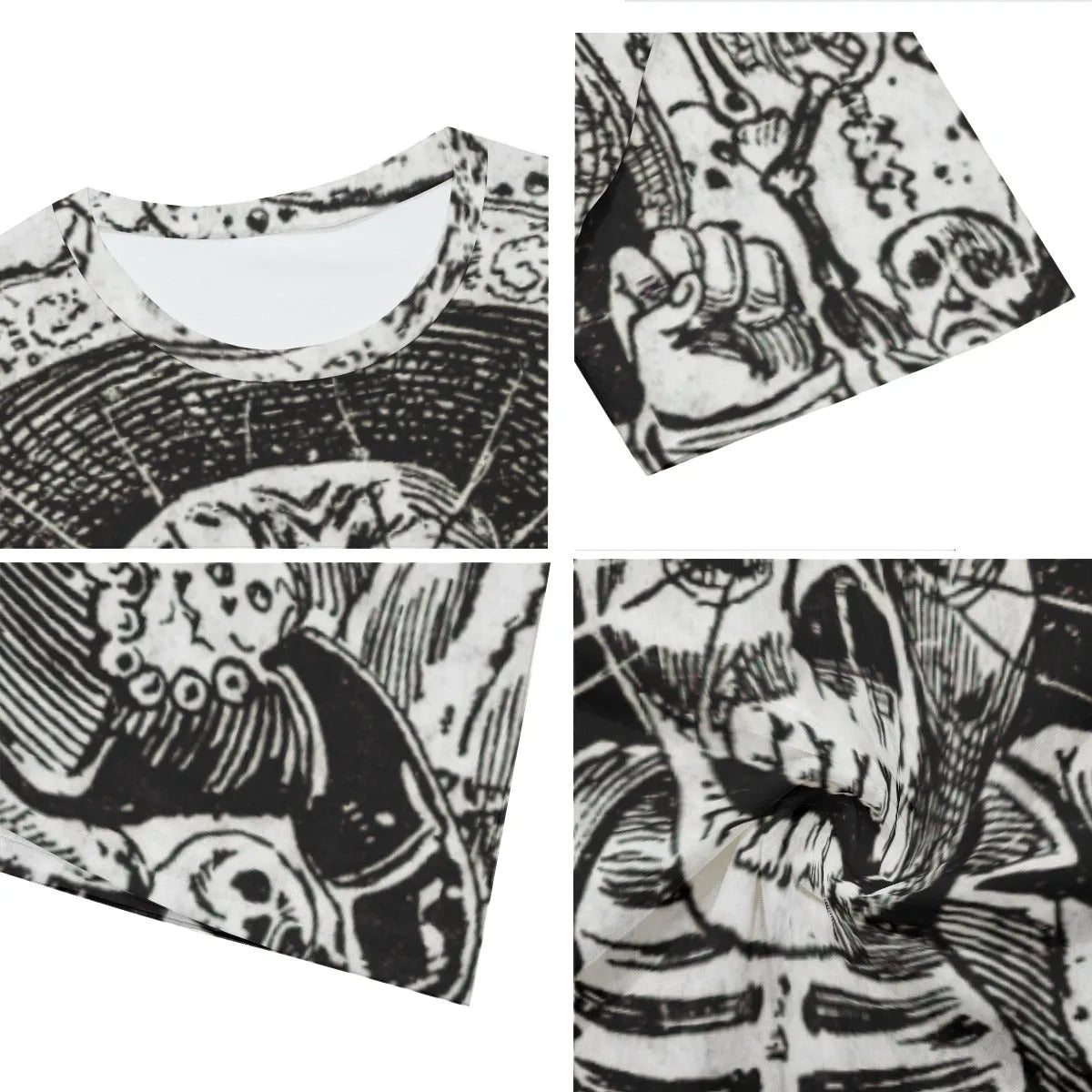 Mexican Skeleton Art Jose Guadalupe T-Shirt