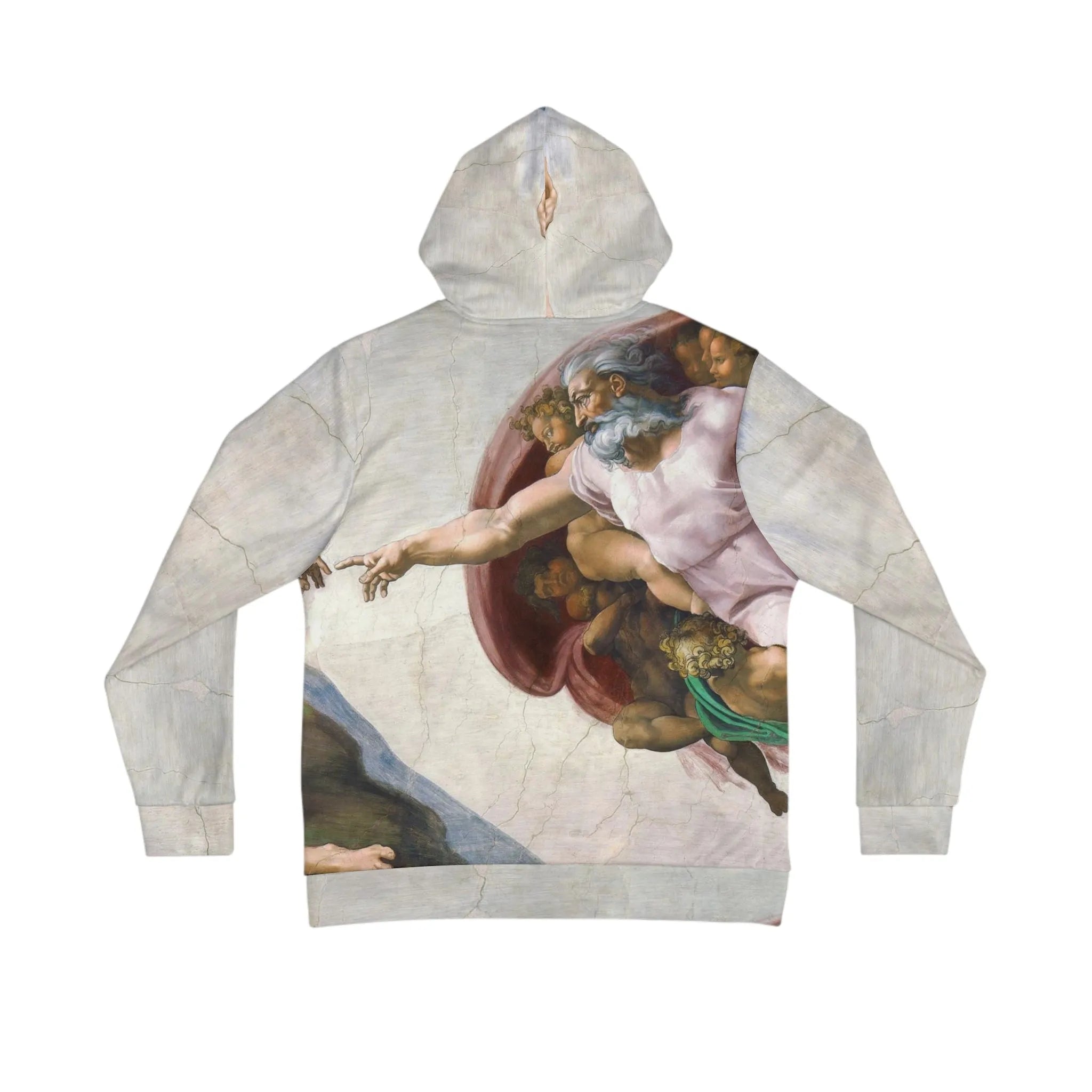 Michelangelo's The Creation of Adam Art Hoodie