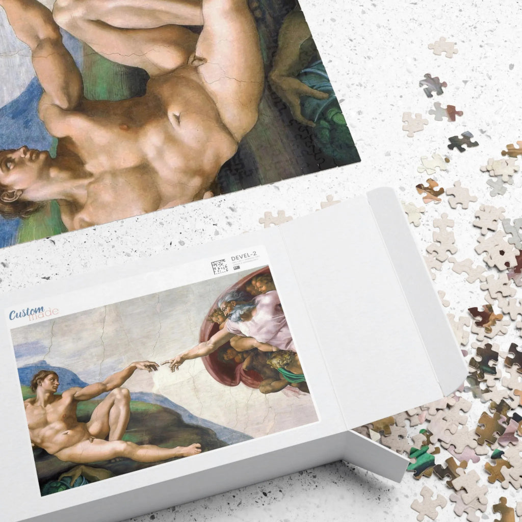 Michelangelo's The Creation of Adam Puzzles