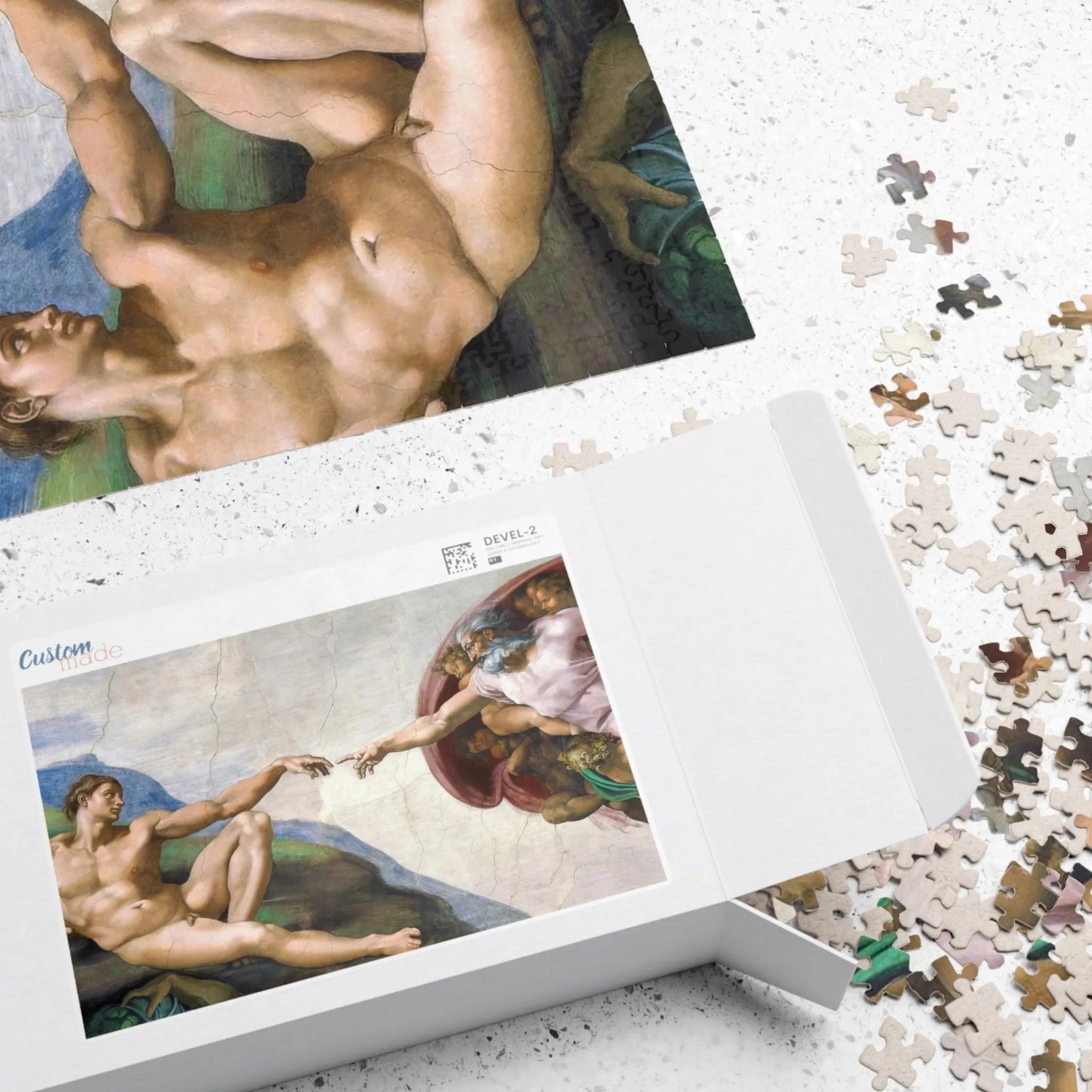 Michelangelo's The Creation of Adam Puzzles