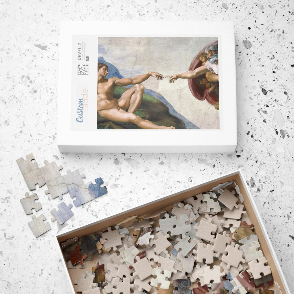 Michelangelo's The Creation of Adam Puzzles