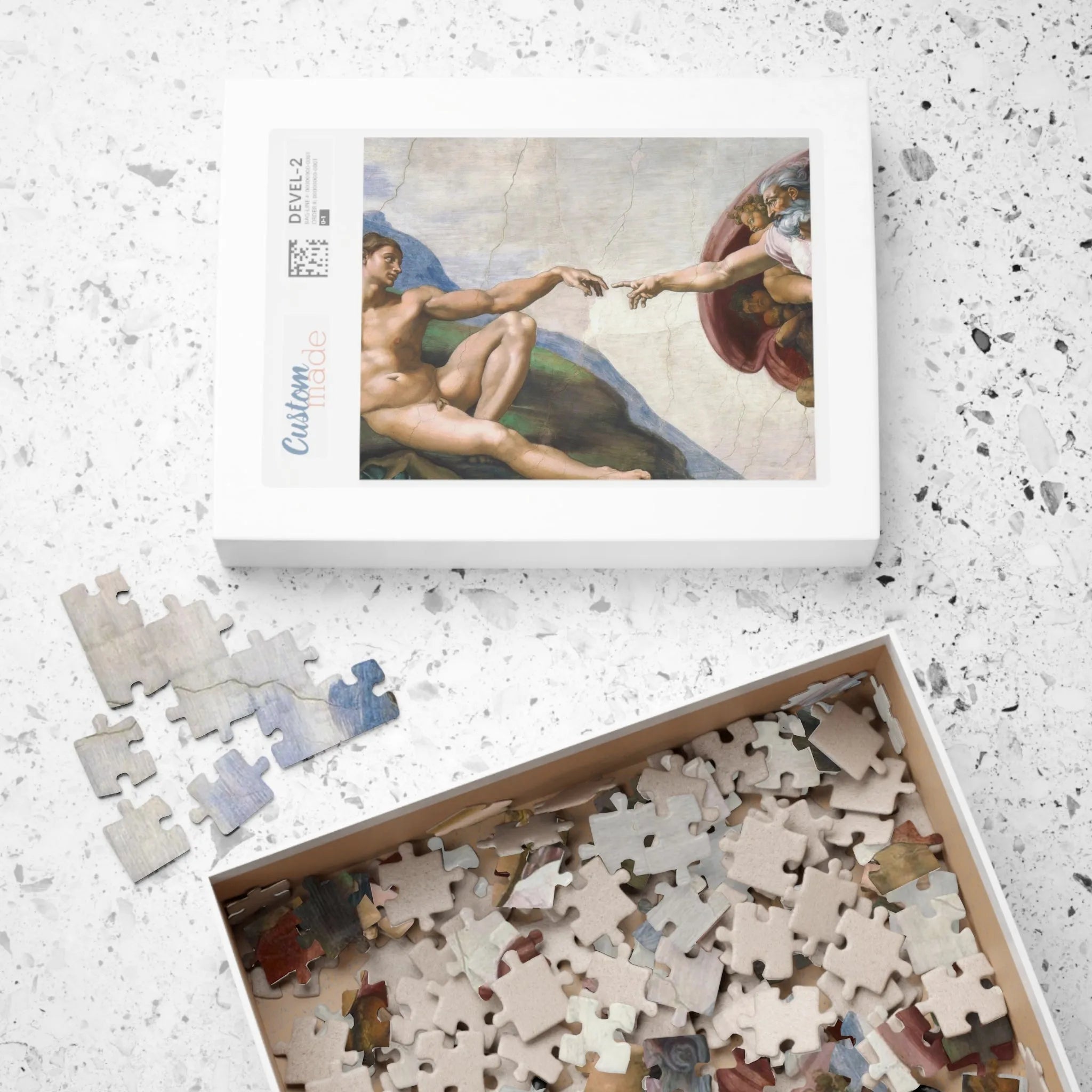 Michelangelo's The Creation of Adam Puzzles