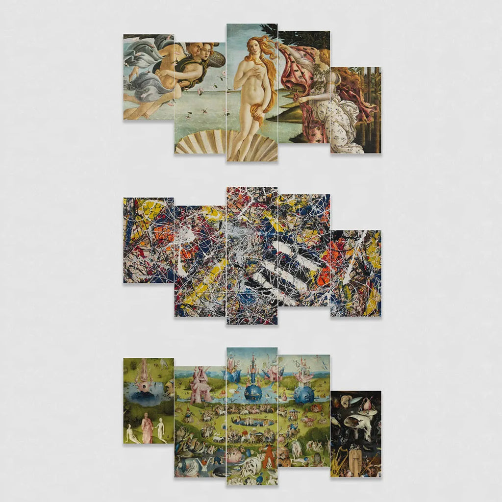 Michelangelo's The Last Judgment Framed Murals