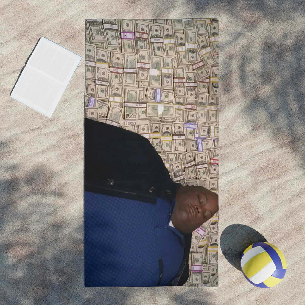 Mo Money Art Paid in Full Beach Towel