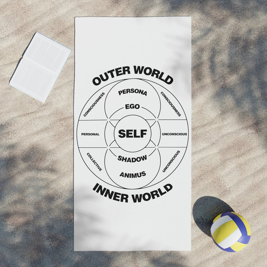 Model of the Psyche Carl Jung Beach Towels