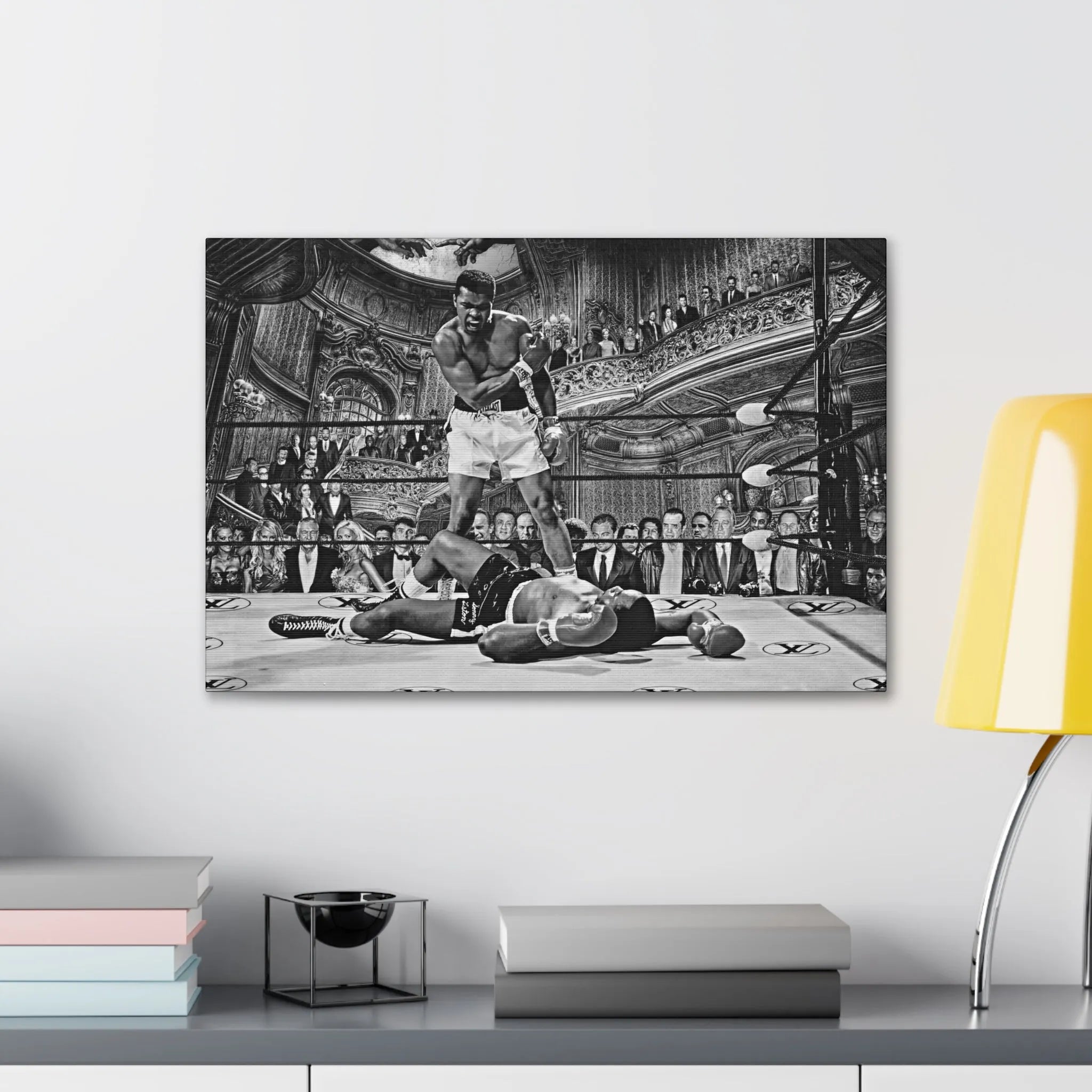 Muhammad Ali The Most Famous Boxing Win Canvas Gallery Wraps