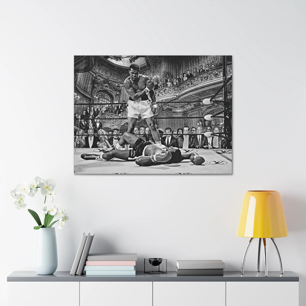 Muhammad Ali The Most Famous Boxing Win Canvas Gallery Wraps