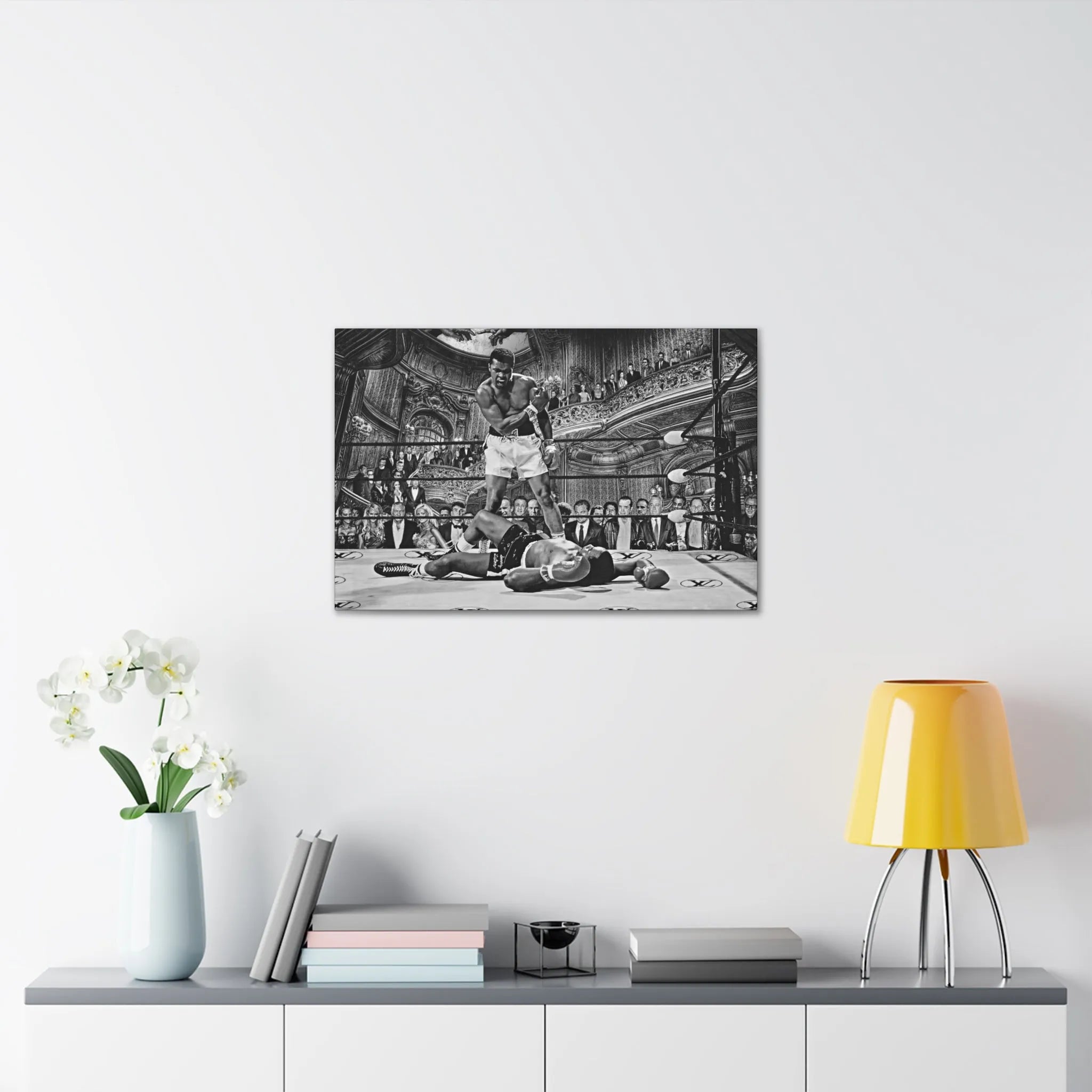 Muhammad Ali The Most Famous Boxing Win Canvas Gallery Wraps