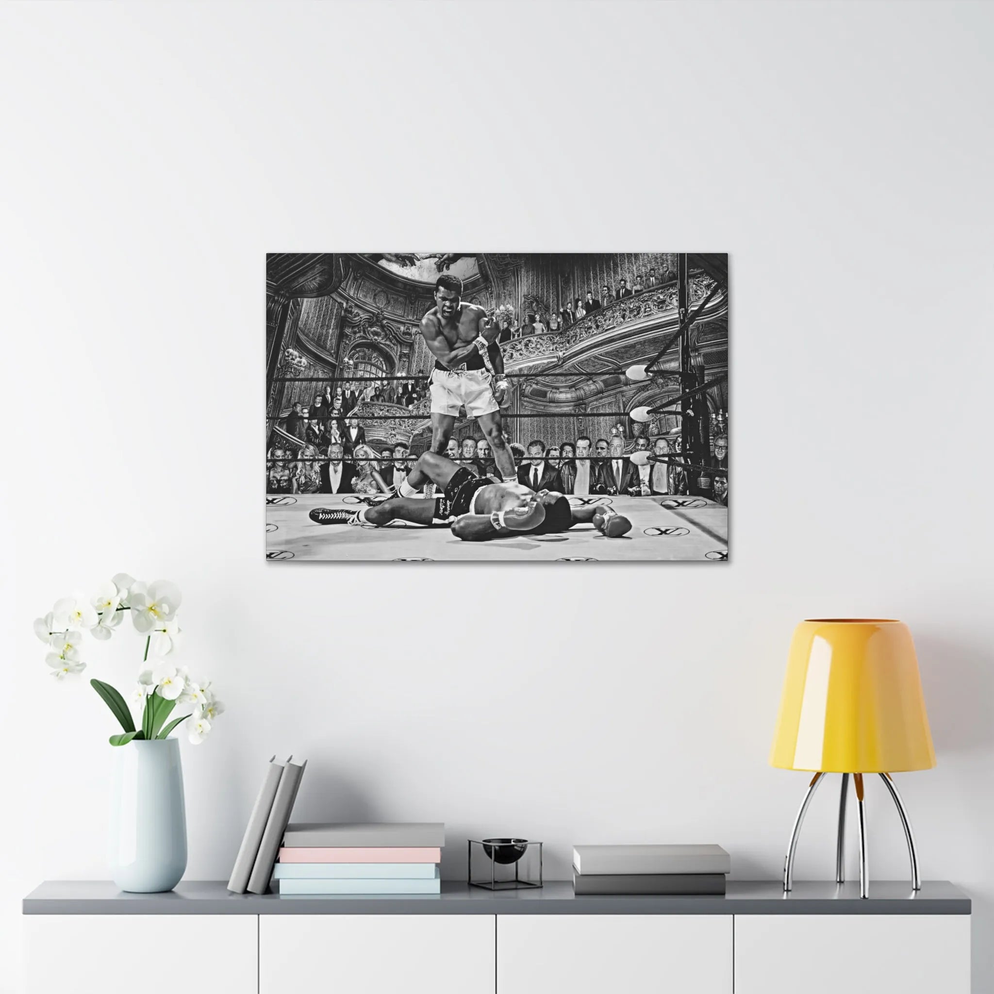 Muhammad Ali The Most Famous Boxing Win Canvas Gallery Wraps